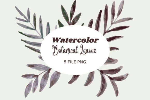 Botanical Watercolor Leaves Pack 20: A Designer’s Honest Review for Real Embroidery Projects