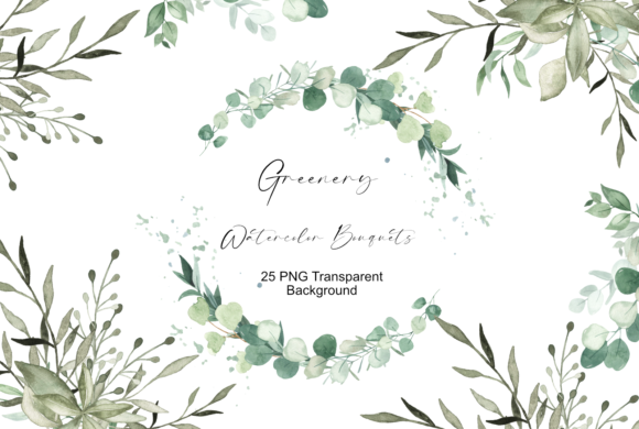 Greenery Bouquets Watercolor Clipart: A Designer’s Real-World Review for Branding and Visual Projects