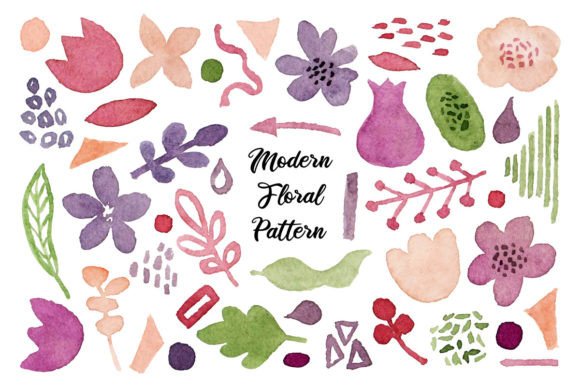 Modern Floral Pattern Shape Watercolor: A Designer’s Real-World Embroidery Review