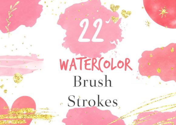 Red Pink Watercolor Splotches Clipart: A Brand Designer’s Review for Local Business Packaging & Branding