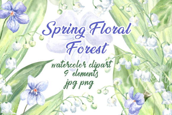 Spring Forest Flowers Watercolor Clipart: A Designer’s Honest Review for Real Embroidery Use