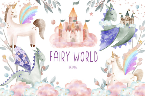 Watercolor Fairy Tale Castle Clipart PNG Review