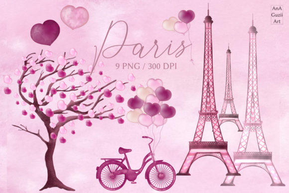 Watercolor Paris Clipart for Valentine’s Day: A Brand Designer’s Review of Its Use in Local Business Packaging & Promotional Design