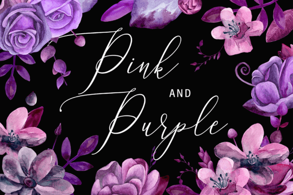 Watercolor Purple Pink Floral Clipart: A Designer’s Honest Review for Real Embroidery Use