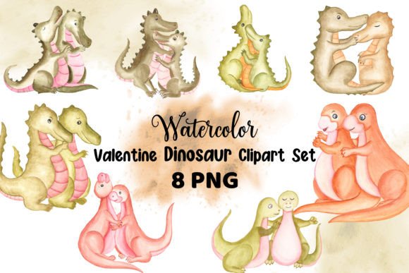 Watercolor Valentine Dinosaur Clipart: A Brand Designer’s Review for Local Business Branding